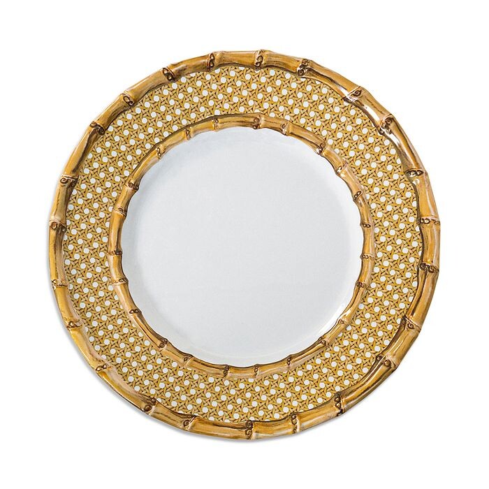 

Juliska Бамбуковая меламиновая обеденная тарелка Caning, мультиколор