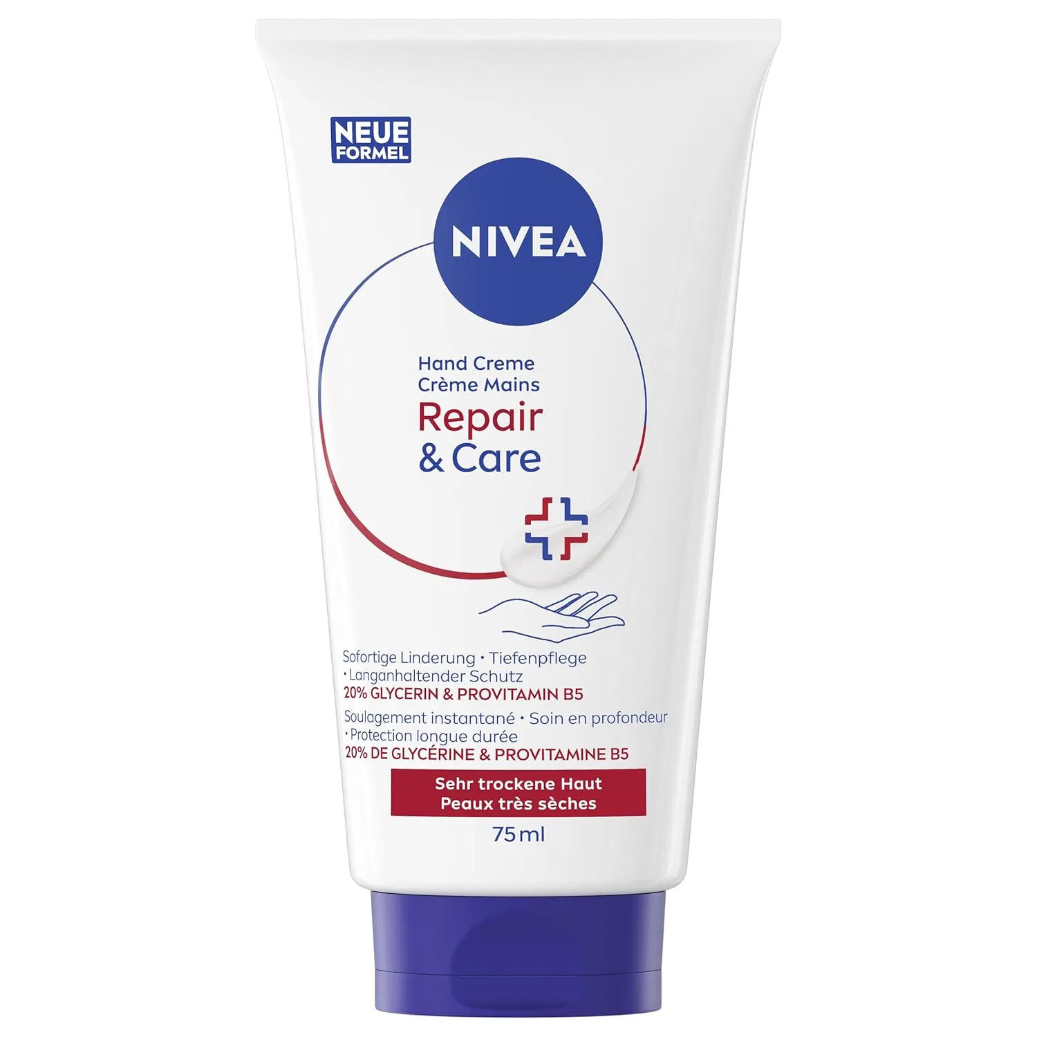 Крем для рук NIVEA 3-в-1 «Восстановление» 75 мл Nivea