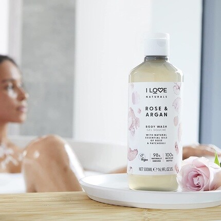 Naturals Гель для тела «Роза и аргана» с эфирными маслами, 500 мл, I Love — фото 2
