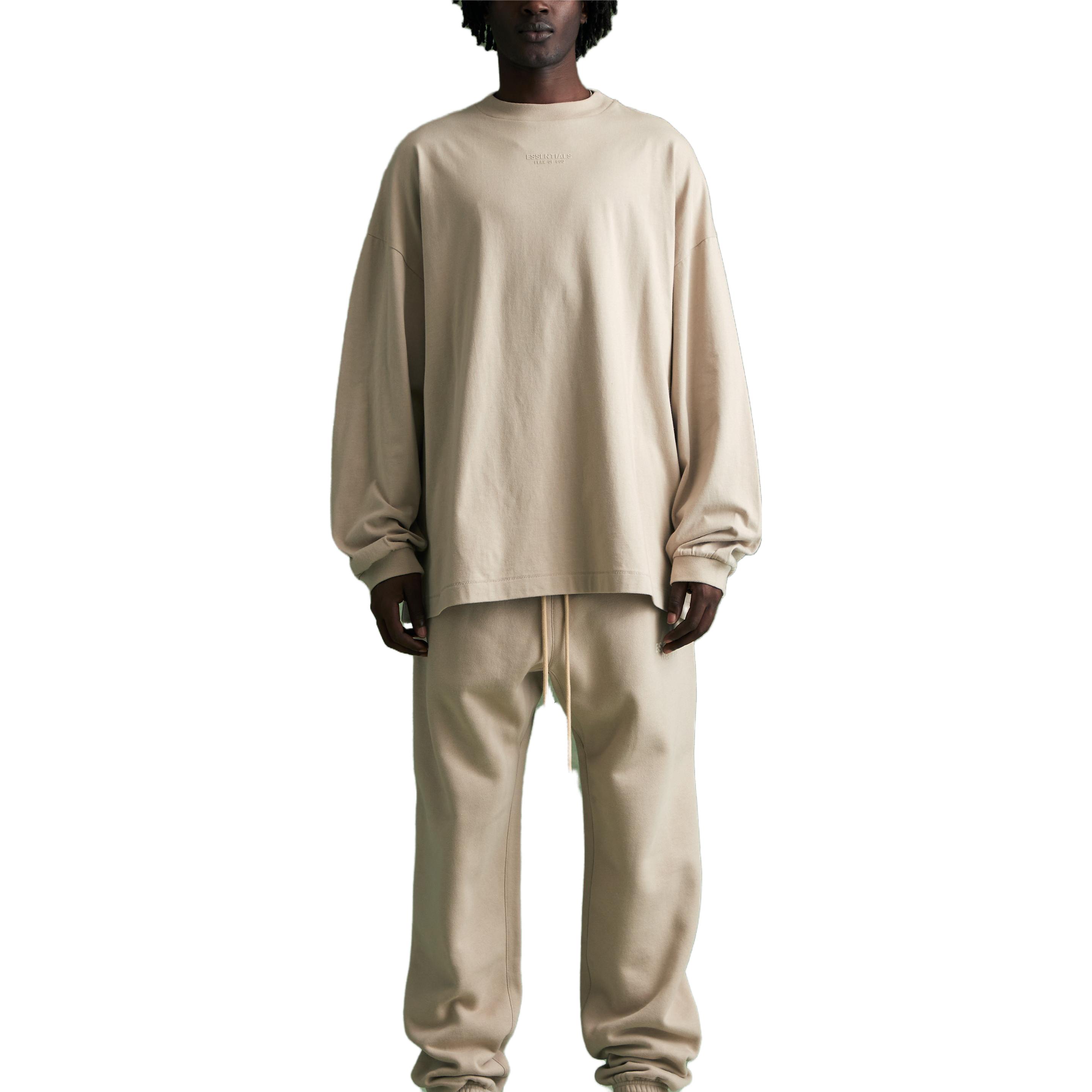 Футболка Fear Of God Essentials, дымчато-серый/серебристый — фото 4