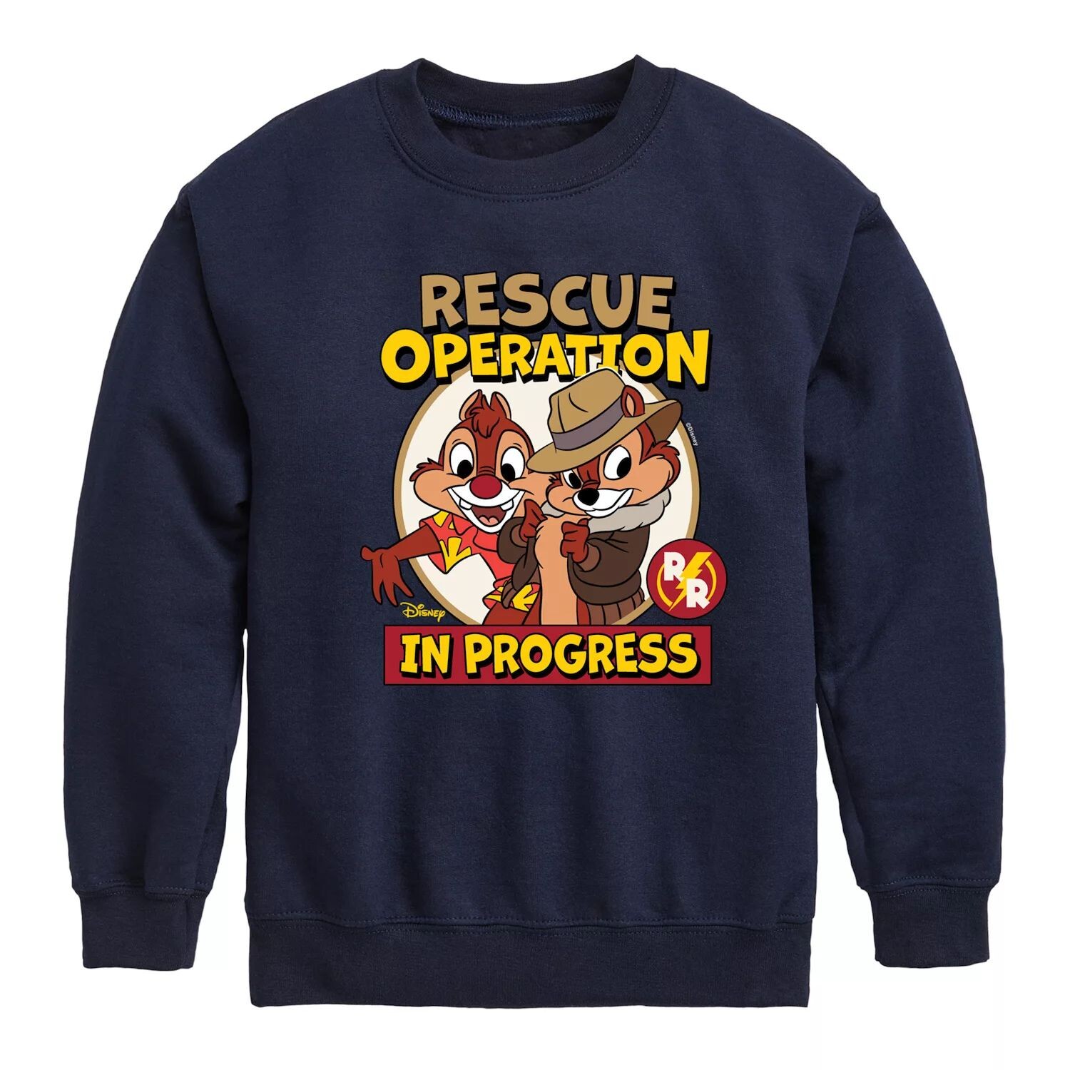 

Флисовый свитшот для мальчиков 8–20 лет Disney Chip N Dale Rescue Operation Licensed Character, синий
