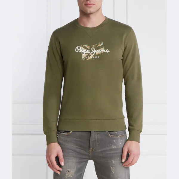 

Толстовка Roswell стандартного кроя Pepe Jeans London, хаки