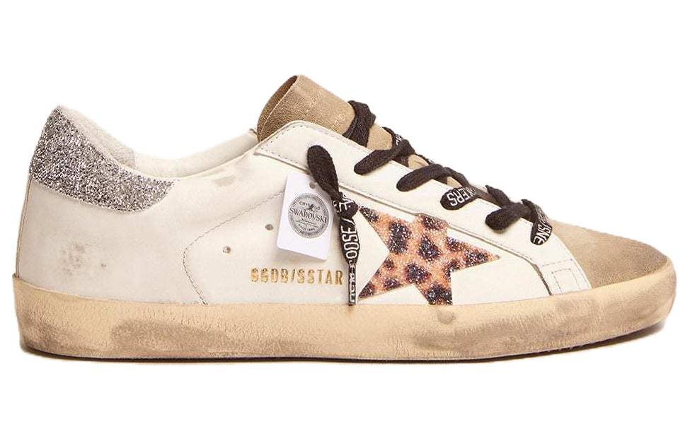 Кроссовки для скейтбординга Super-Star женские, низкие, белые Golden Goose — фото 2