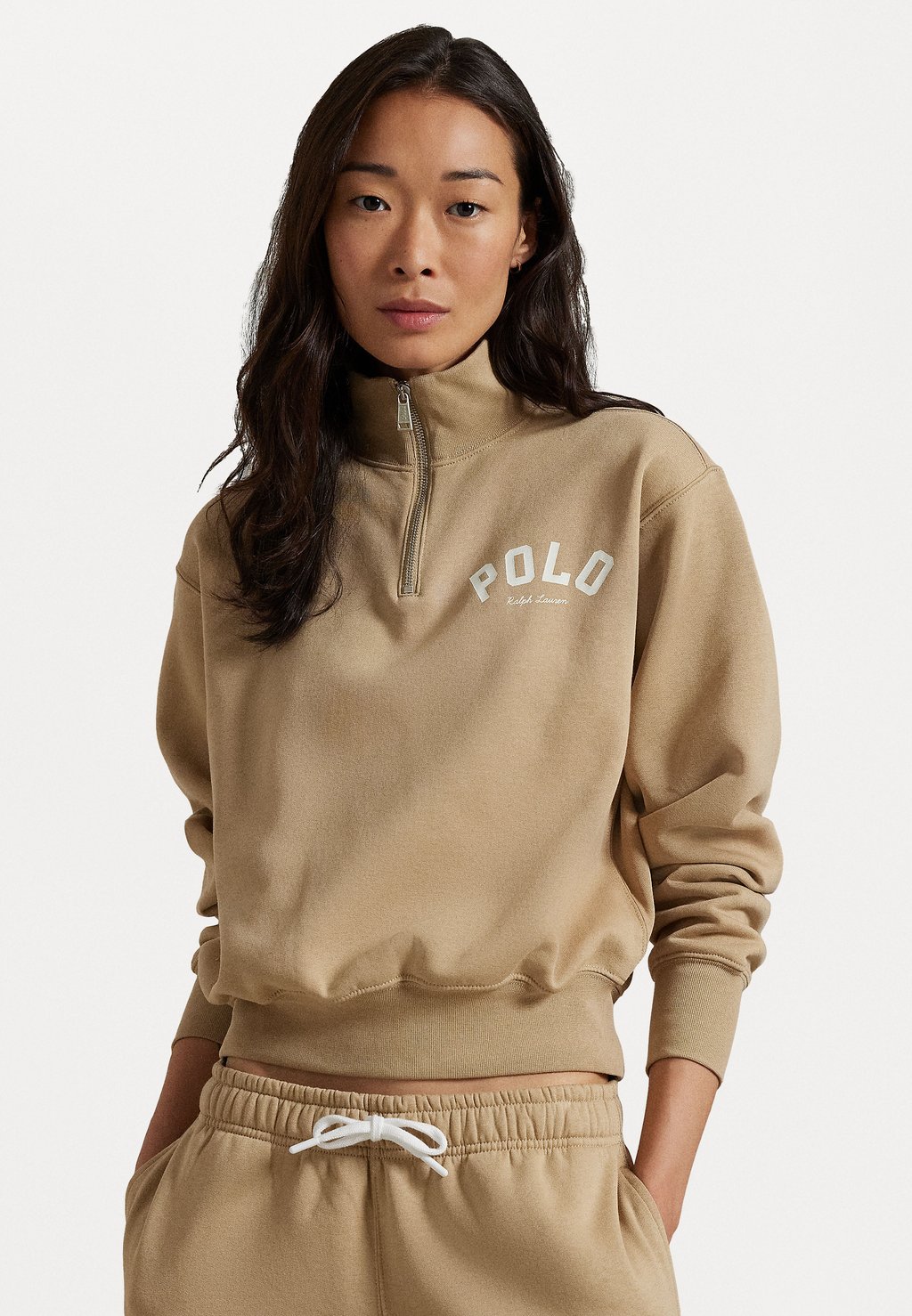 

Толстовка LOGO FLEECE QUARTER ZIP Polo Ralph Lauren, коричневый