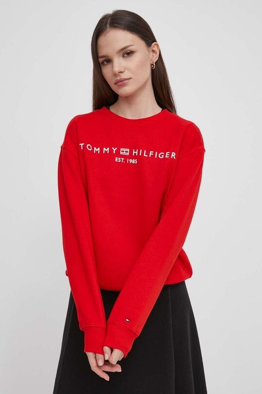 

Толстовка с капюшоном Tommy Hilfiger, красный