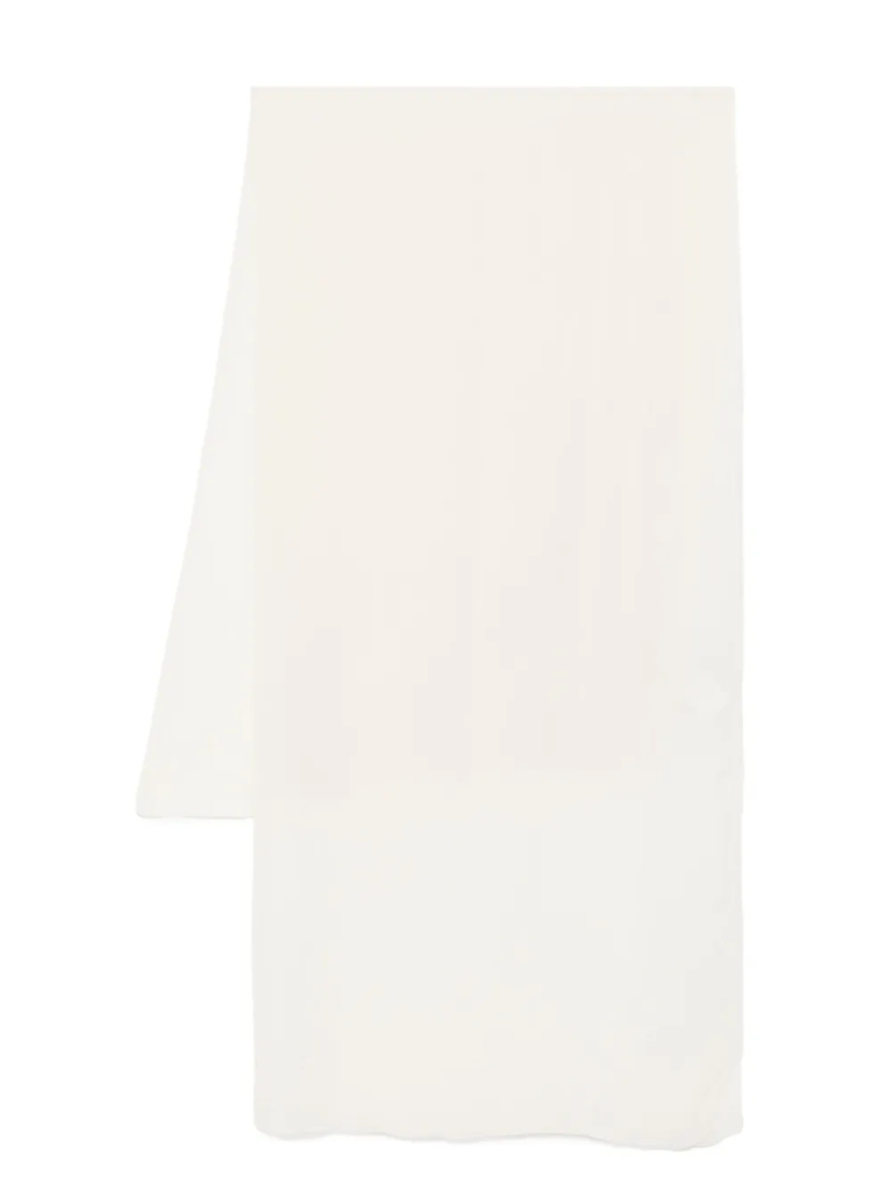 

Шелковый шарф Alberta Ferretti, белый