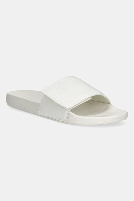 

Шлепанцы ADJ POOL SLIDE CANVAS LOGO Calvin Klein, бежевый