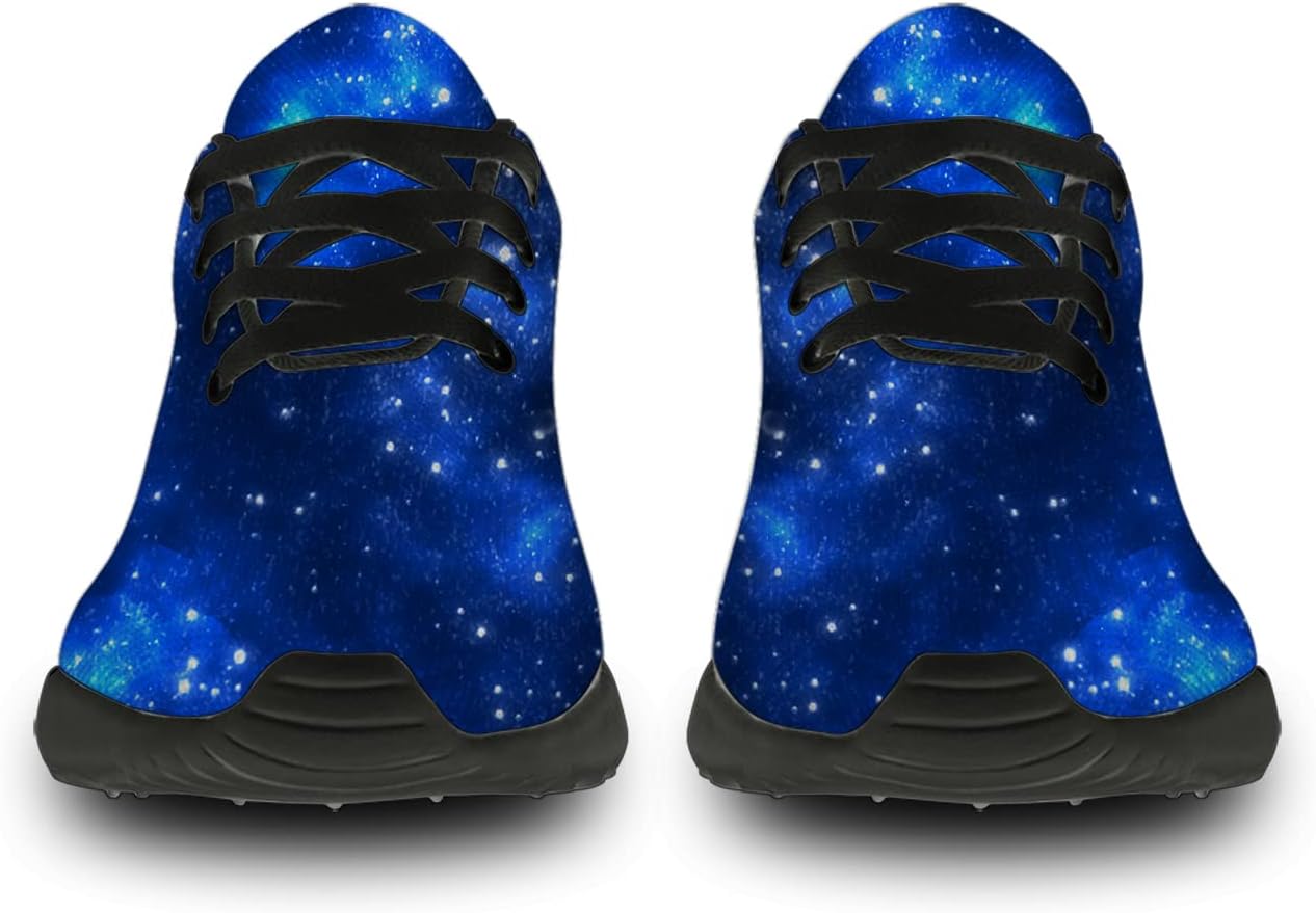 Кроссовки Horethy Galaxy для женщин и мужчин, беговые кроссовки, дышащие кроссовки для ходьбы и тенниса, космические кроссовки, подарки, мультиколор — фото 3