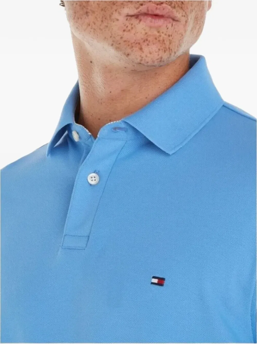 Рубашка поло с короткими рукавами Tommy Hilfiger, синий — фото 2