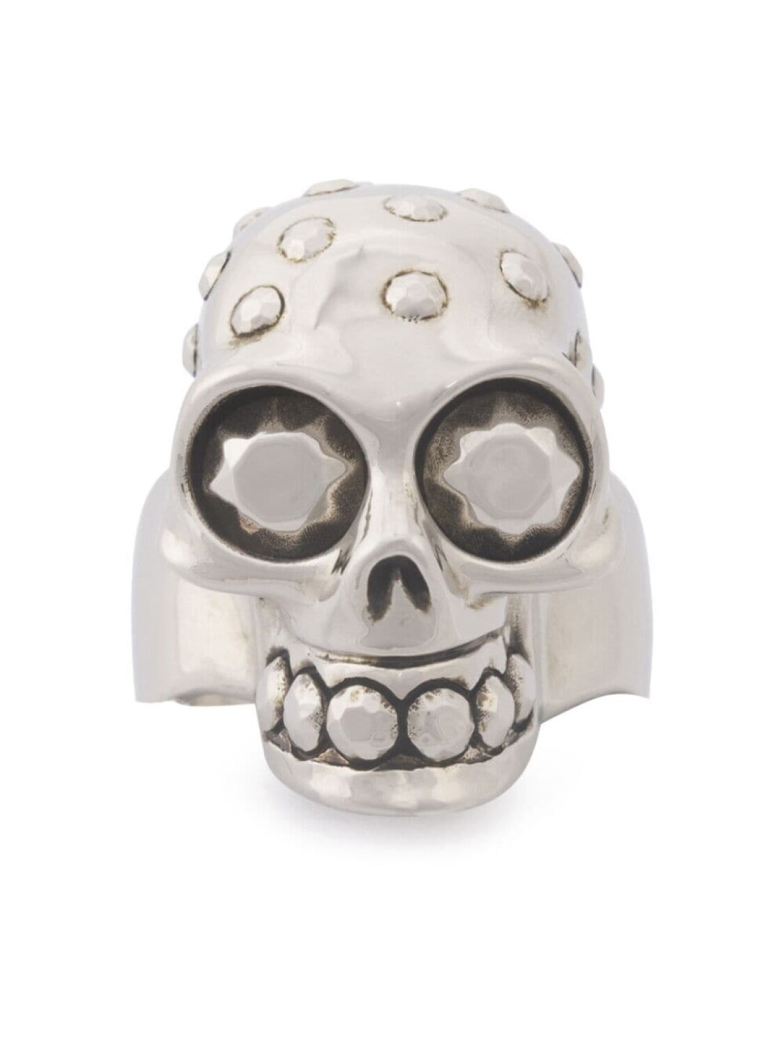 

Кольцо The Jewelled Skull Alexander McQueen, серебряный