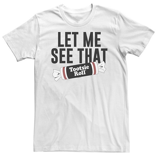 

Футболка Big & tall Tootsie Roll Let Me See That Licensed Character