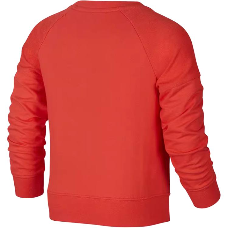 Свитшот SportswearAir Orange для детей 3-7 лет Nike, оранжевый — фото 4