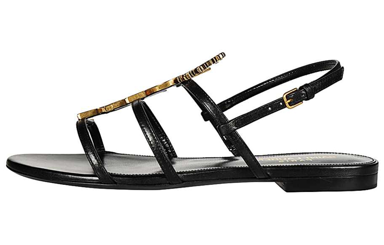 

Шлепанцы женские Saint Laurent One-Strap, черный