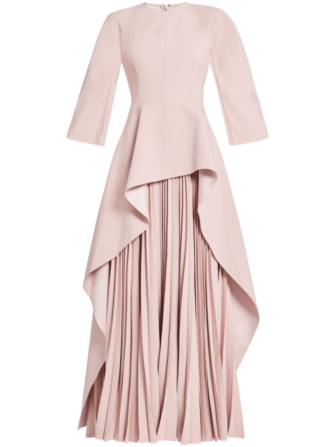 

Solace London Maia draped pleated gown, розовый