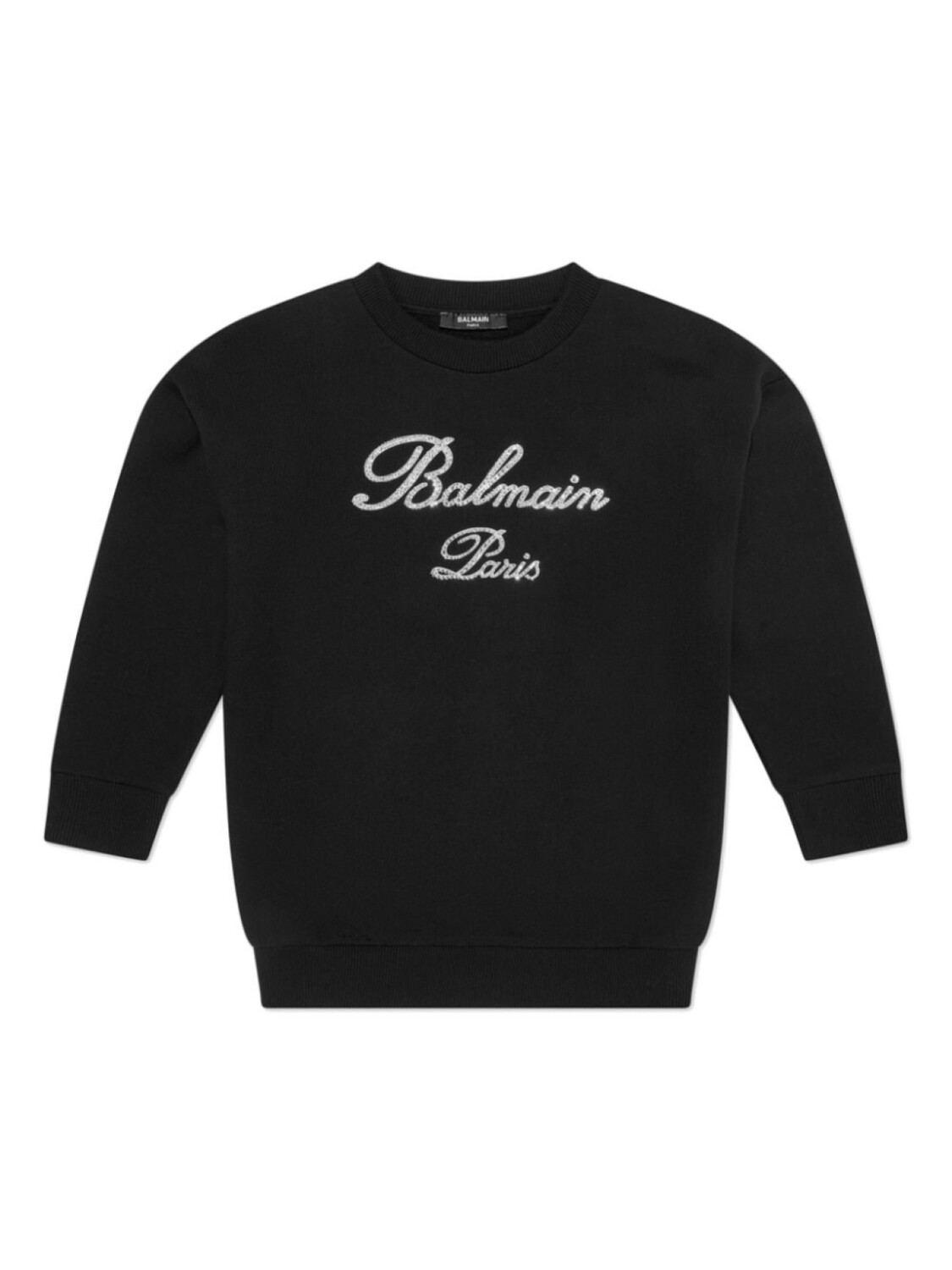 

Balmain Kids толстовка, украшенная кристаллами, черный