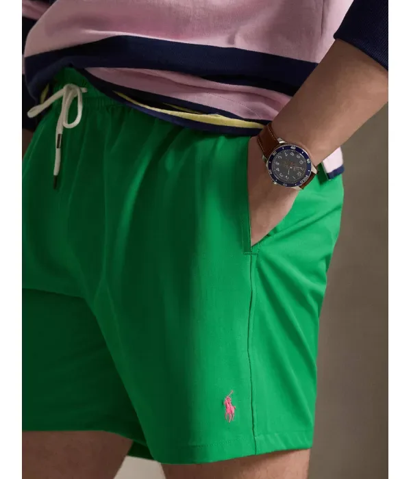 Пляжные шорты regular fit Polo Ralph Lauren, зеленый — фото 4