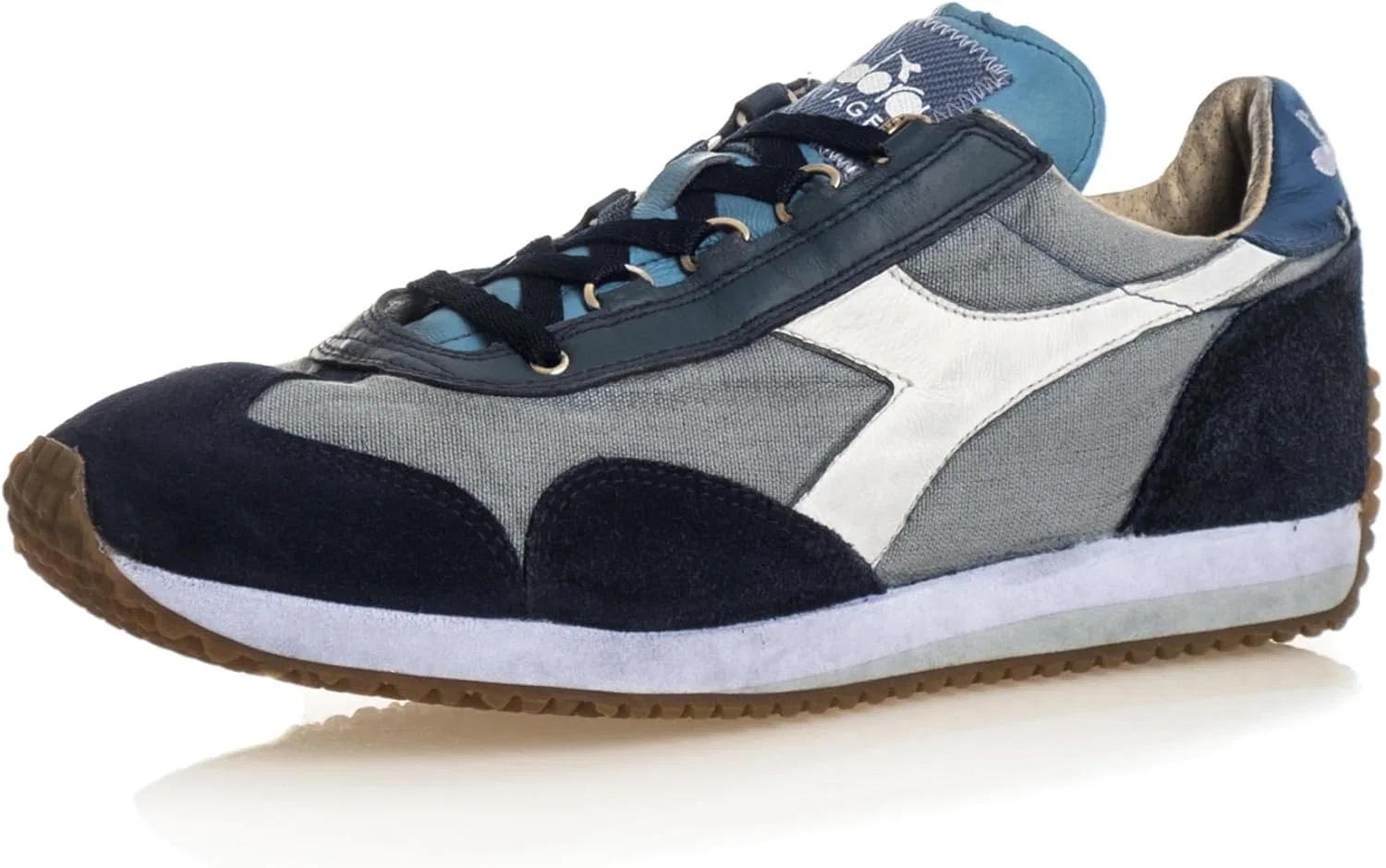 Diadora Heritage Кроссовки Diadora Uomo Heritage Equipe H Dirty Stone Wash Evo 201.174736.65060, синие — фото 2