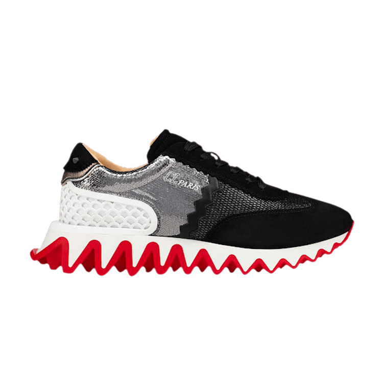 

Кроссовки Christian Louboutin Loubishark 'Black Silver', черный