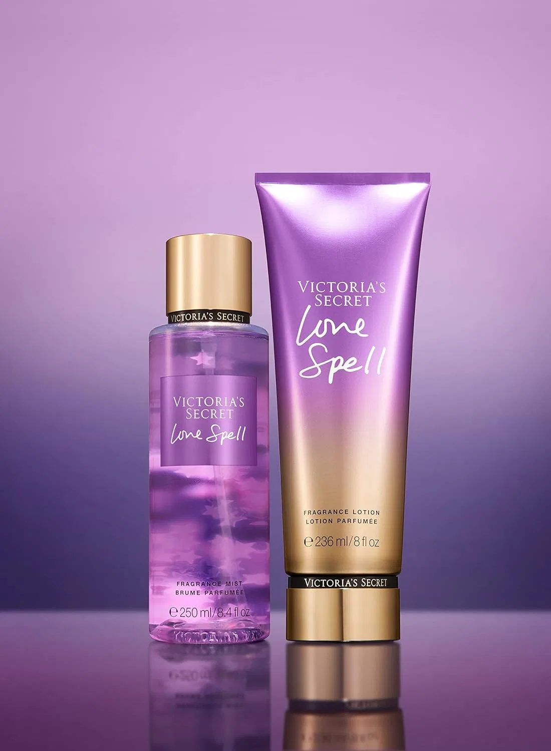 Набор лосьон и спрей Victoria's Secret Love Spell 236мл и 250мл — фото 2