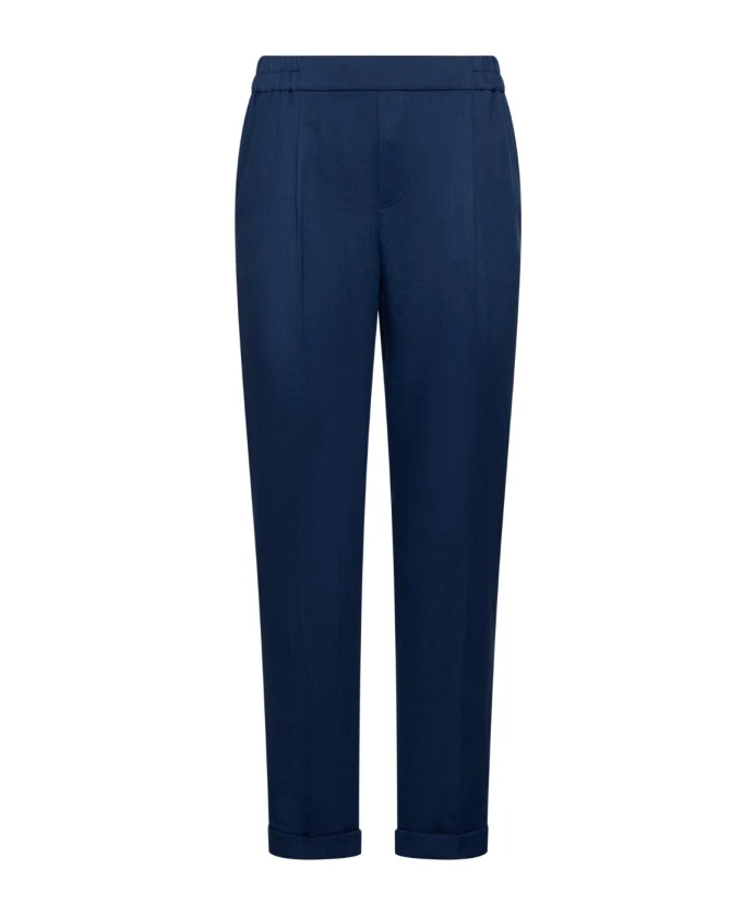 

Элегантные брюки со складками на поясе Silvian Heach, синий