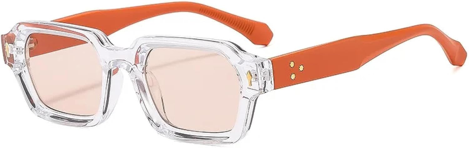 

Солнцезащитные очки с защитой UV400 | Градиентное покрытие с мелкими заклепками | Для женщин и мужчин | Для занятий спортом на открытом воздухе и вождения DSVIGF, Orange