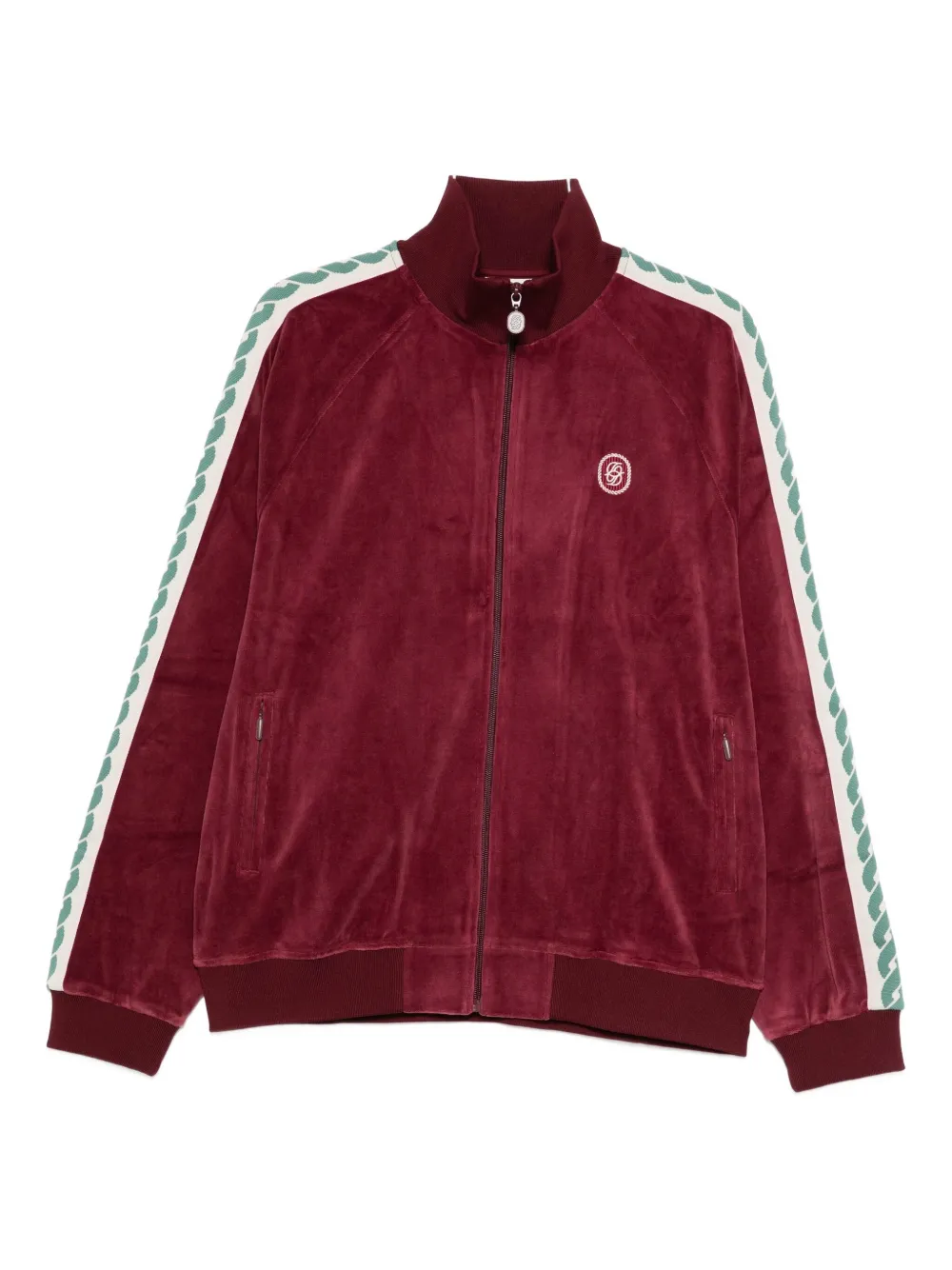 

Спортивная куртка на молнии с боковыми полосами Drôle De Monsieur, красный