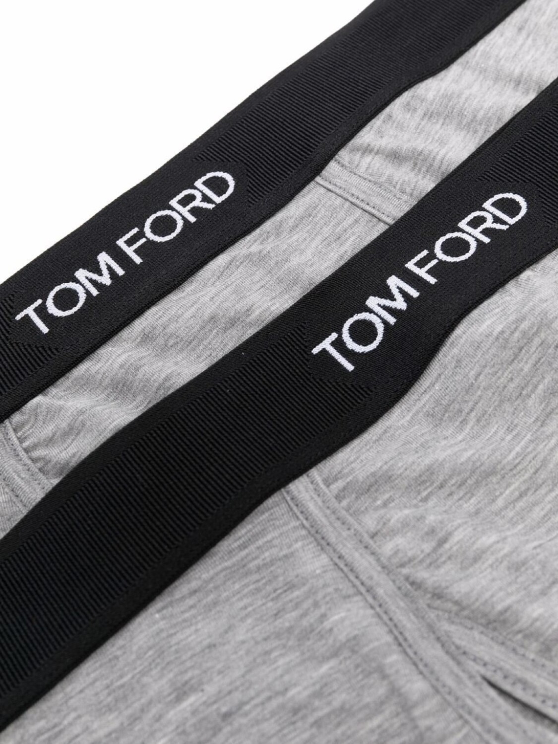 TOM FORD комплект из двух трусов-брифов с логотипом, серый — фото 4