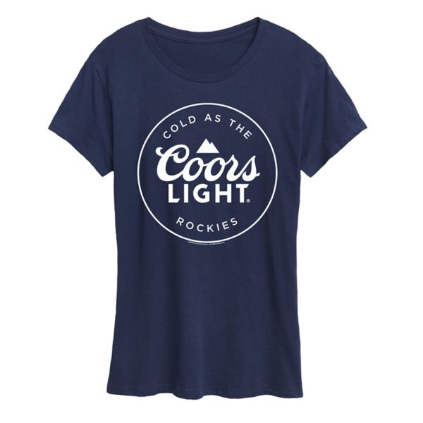 

Женская футболка с логотипом Coors Licensed Character, синий