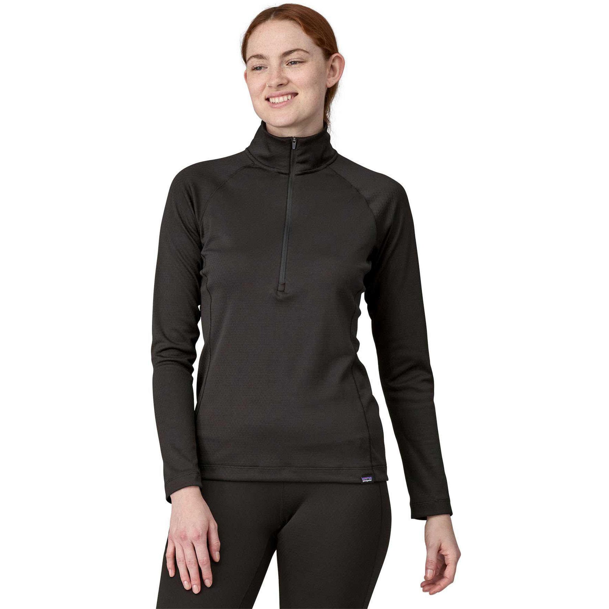 

Женская термофутболка Capilene средней плотности с застежкой-молнией на воротнике Patagonia, Black, Черный, Женская термофутболка Capilene средней плотности с застежкой-молнией на воротнике Patagonia, Black