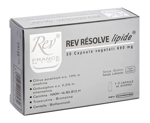 

Rev Resolve Lipid 30 капсул Дренирующая и антицеллюлитная добавка