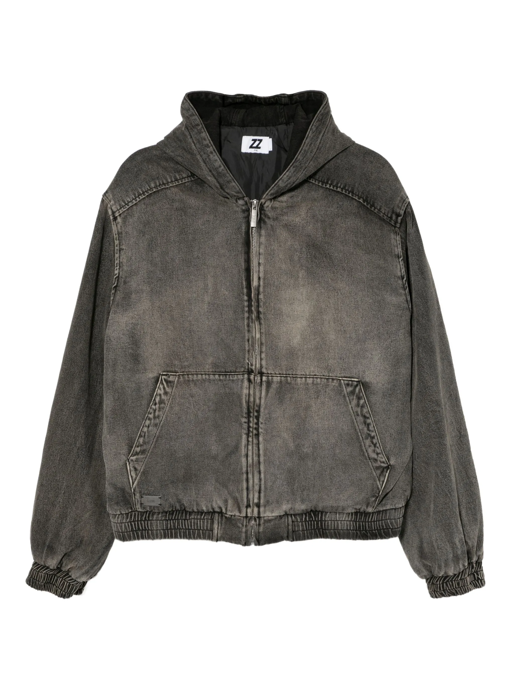 

Джинсовая куртка с капюшоном Izzue, серый