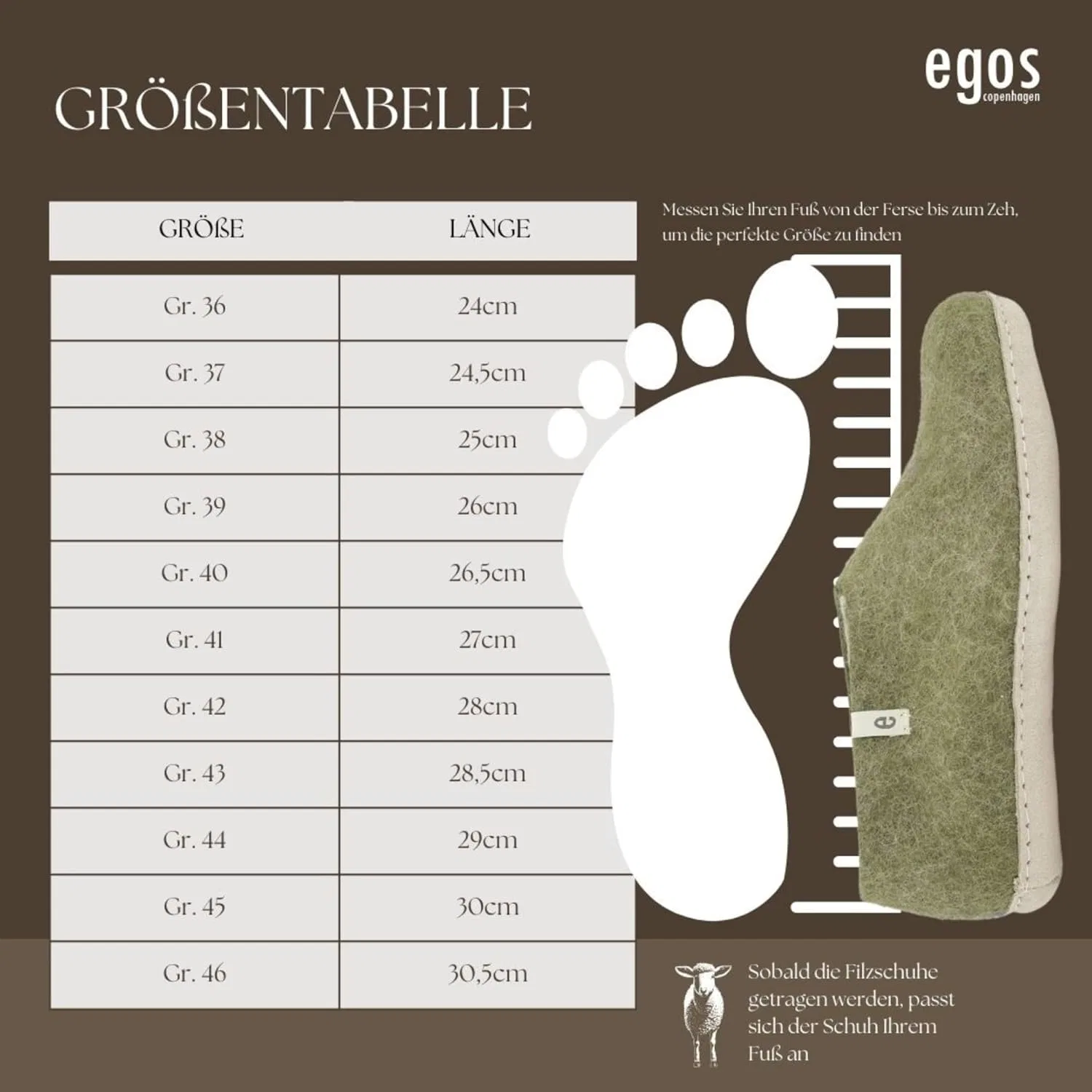 Тапочки унисекс egos copenhagen Shoe Moss Green — фото 3