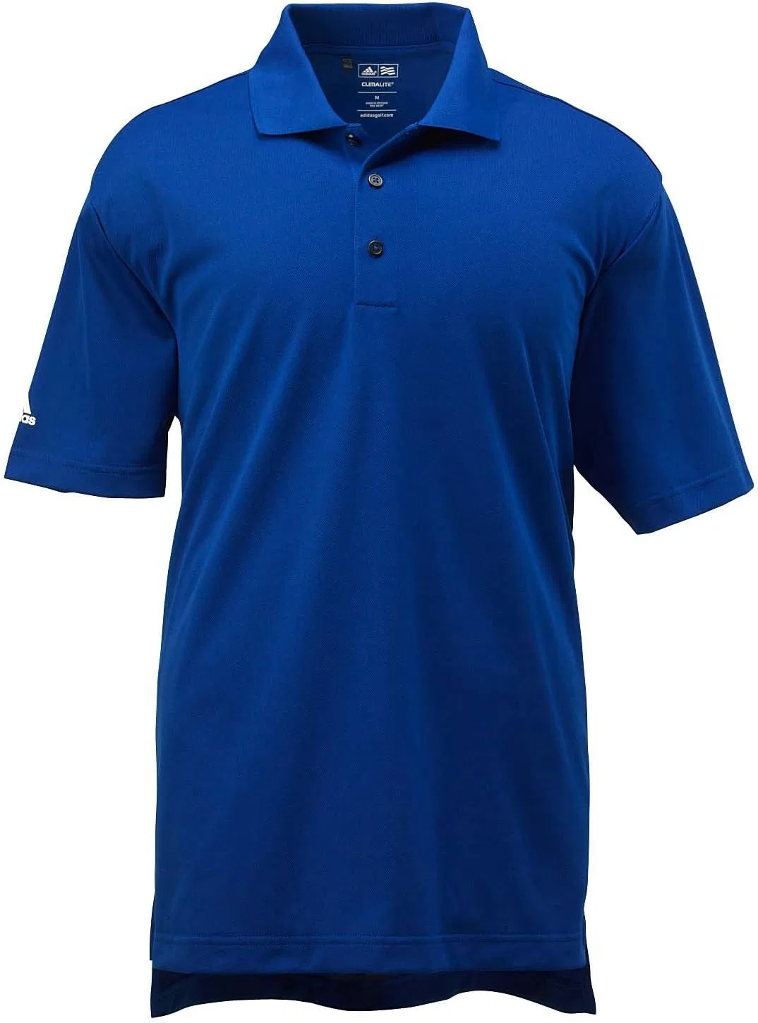 Поло adidas Climalite, 100% переработанный полиэстер, Collegiate Royal/ White