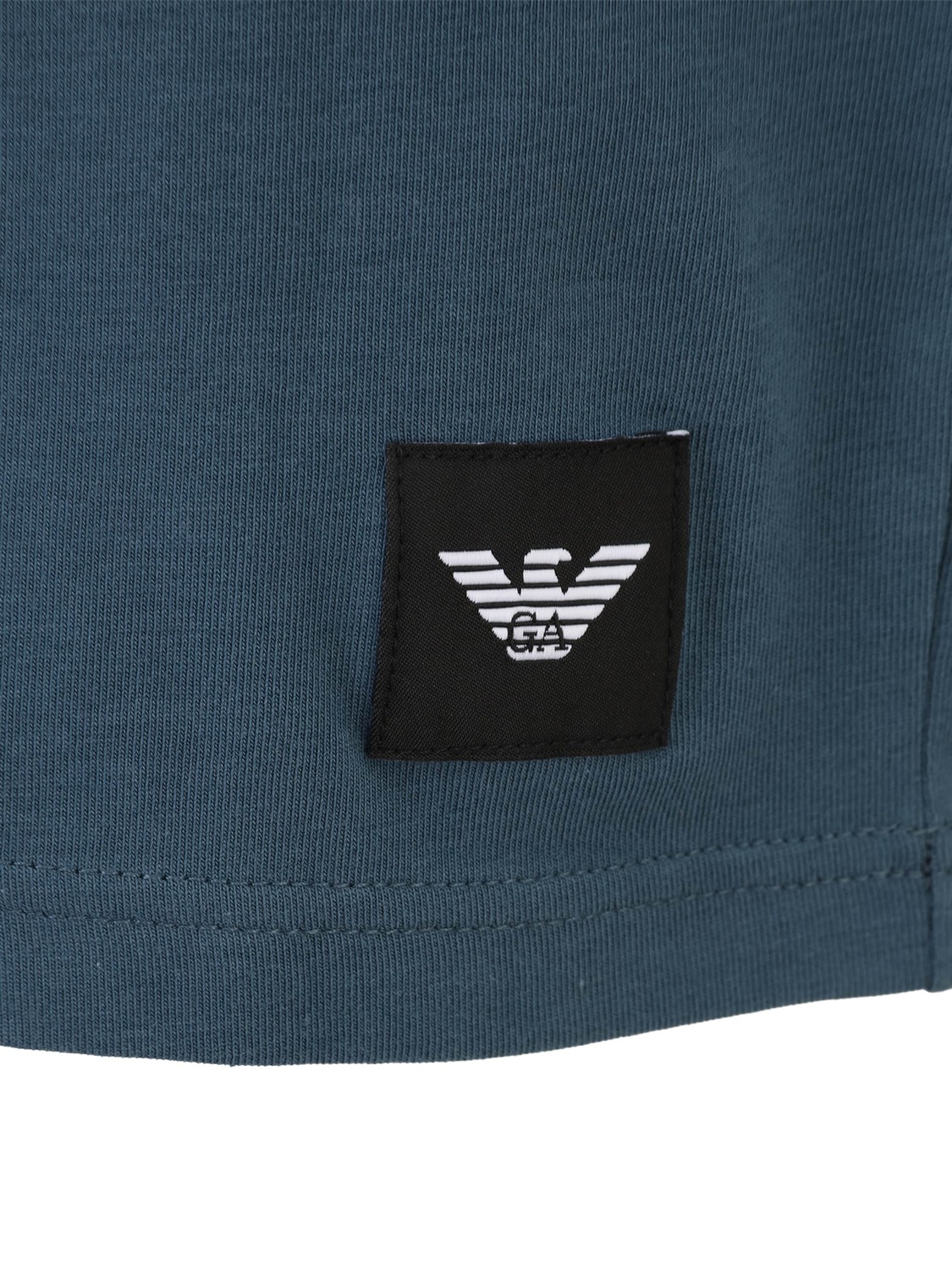 Emporio Armani Футболка в цвете Cyan Blue, Dark Blue — фото 3