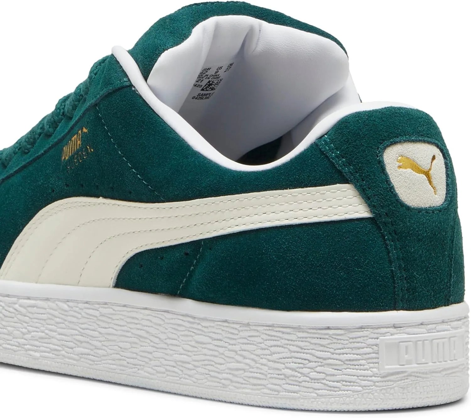 Кроссовки Puma Ca Pro Classic унисекс для взрослых, белый/зеленый — фото 4