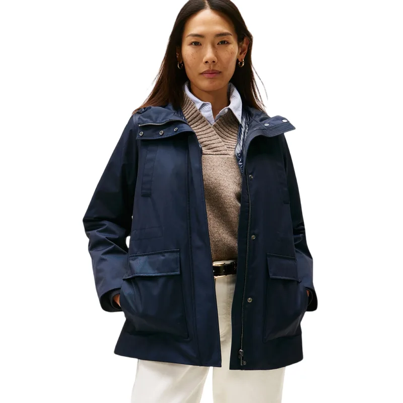 Женская пуховая куртка Tommy Hilfiger, темно-синий C1G