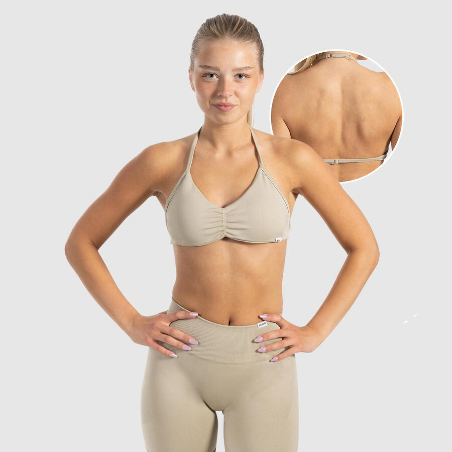 

SMILODOX Женский спортивный бюстгальтер Esta Taupe