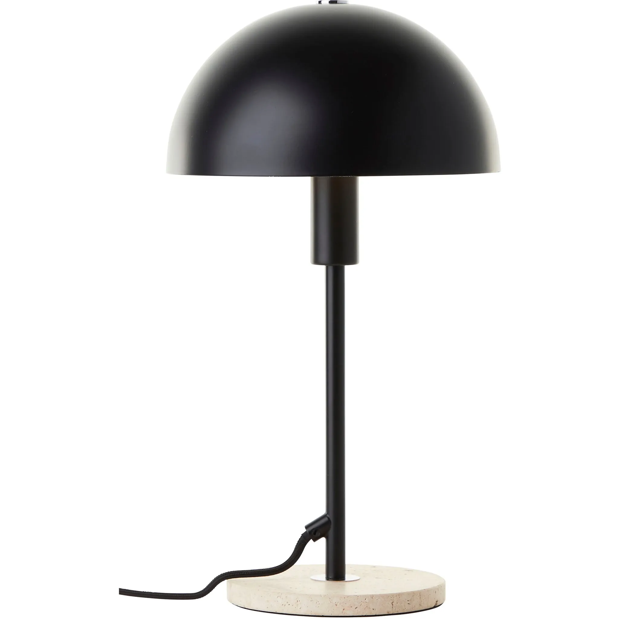 

LeGer Home by Lena Gercke Настольная лампа Linnea Mushroom Lamp, лампа E14 | без лампочки, лампа-грибок, настольная лампа, каменный постамент, высота 35,5 см, цвет schwarz travertin beige