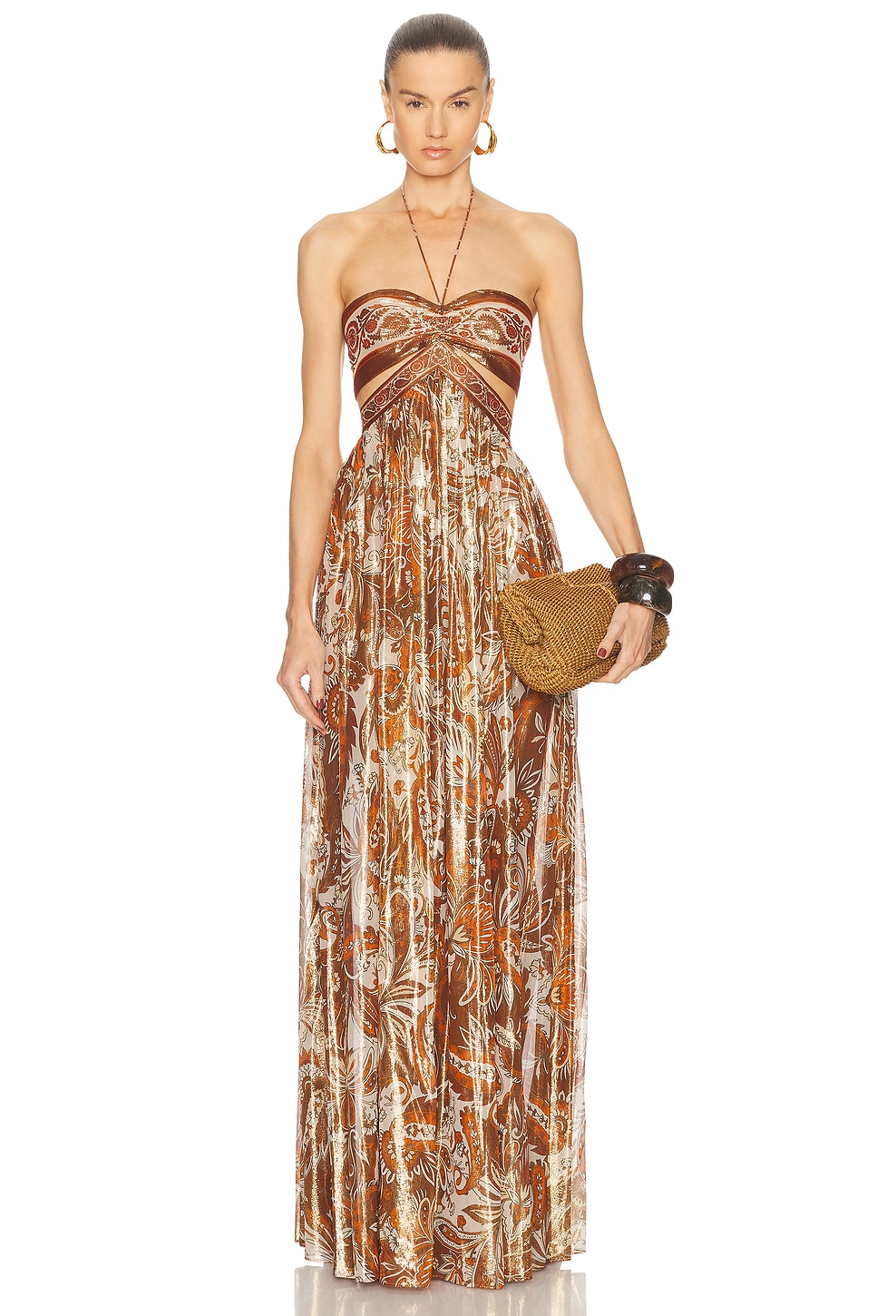 

Платье Kimmy Retrofete, Terracotta Paisley
