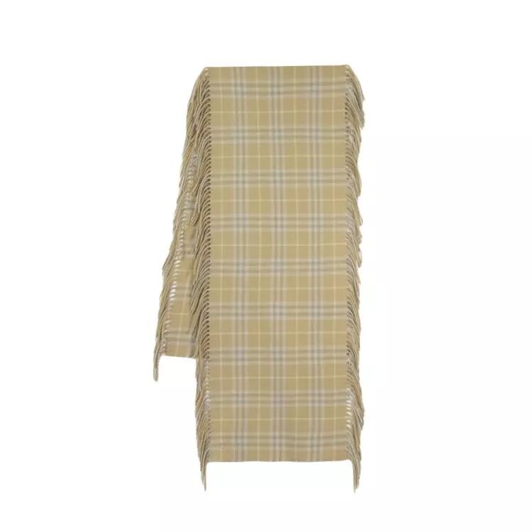 

Шарф mu кашемир Burberry, бежевый