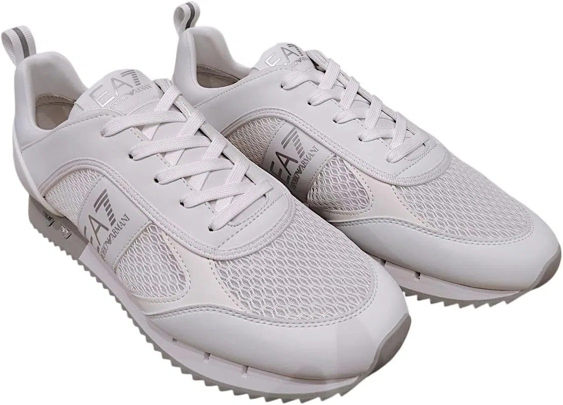 Мужские кроссовки EA7 Emporio Armani 7X000334AF18610 8033995876628 - 42, White / Silver — фото 2