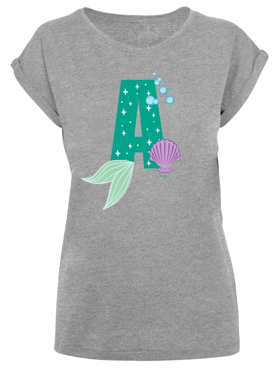 

Рубашка F4NT4STIC Disney Alphabet A Is For Ariel, пятнистый серый