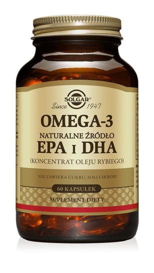 

Solgar, Omega-3 Natural Source of EPA и DHA, Добавка , 60 капсул