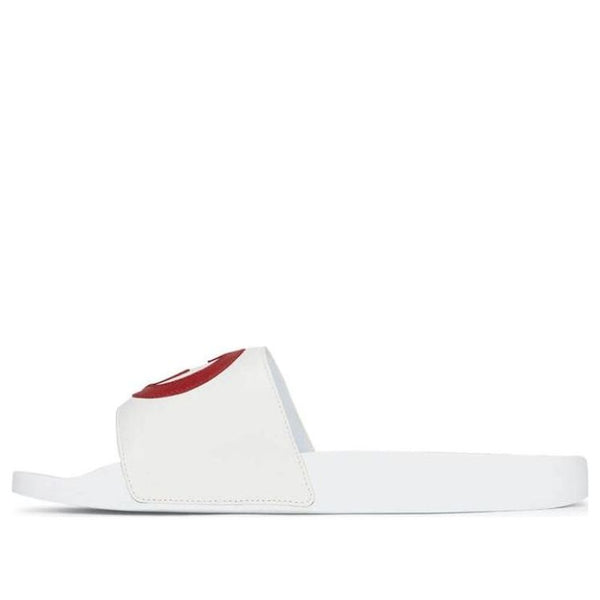 

Сандалии gg pattern leather slipper white Gucci, белый