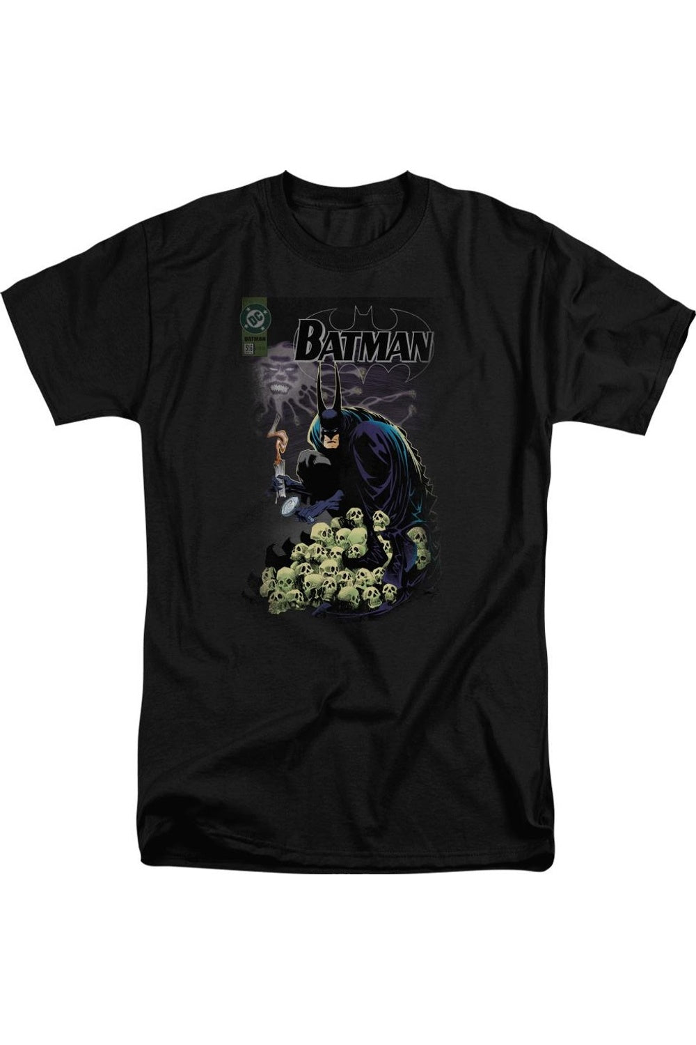 

Футболка Batman Cover #516 с коротким рукавом для взрослых Gildan, черный