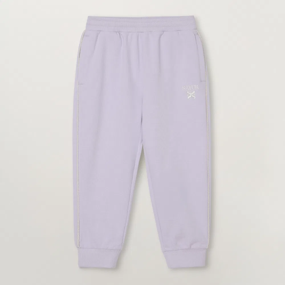Детские спортивные брюки Teo Rope Piping лавандовые от Satur Kids