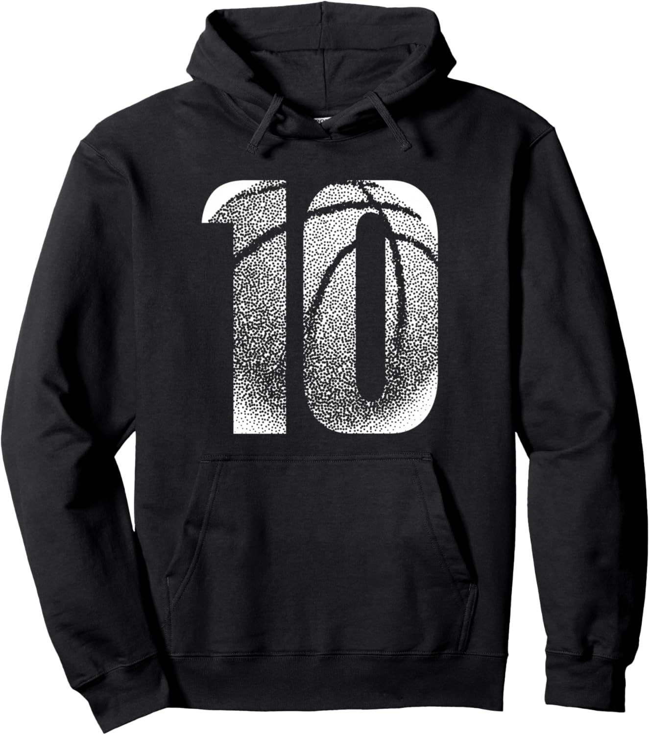 

Худи для мальчика на 10-летие, баскетболист, черный 10 Year Old Birthday Apparel Basketball Boy B-Day