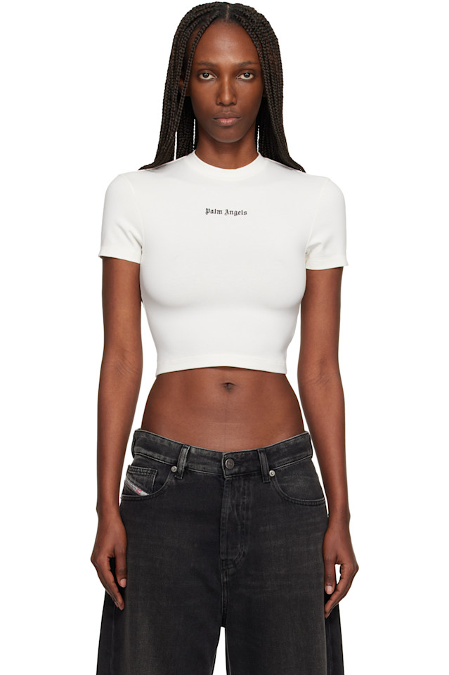 

Palm Angels Детская футболка с классическим логотипом Off-White