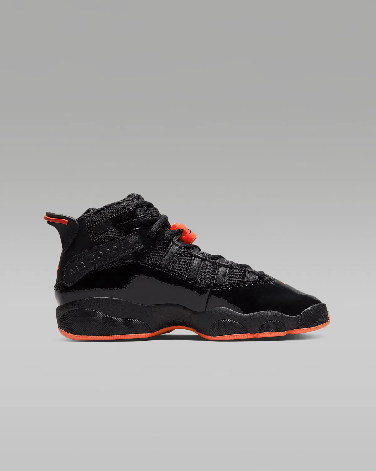Детские кроссовки Jordan 6 Rings, Black/Black/Infrared 23 — фото 3