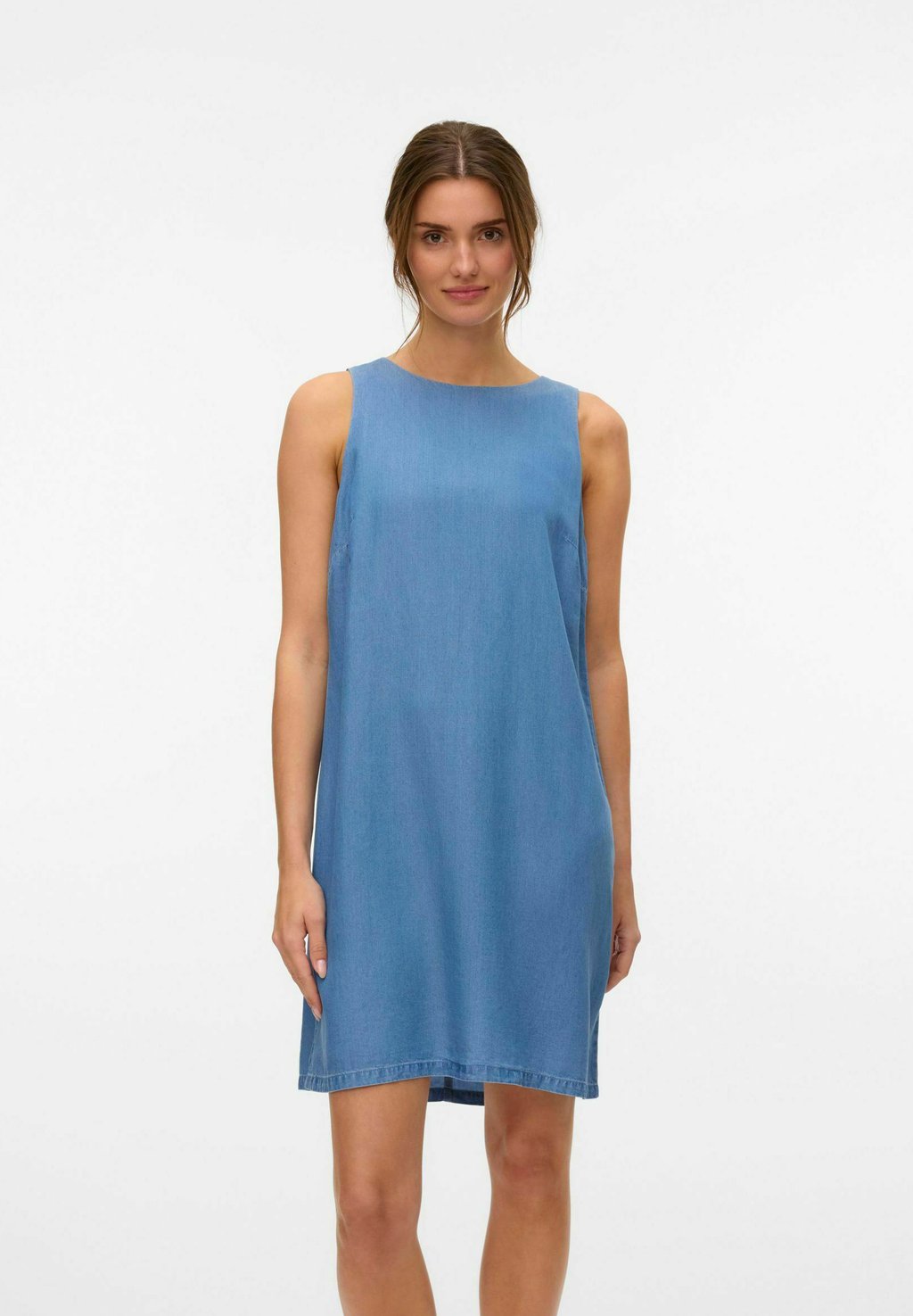 

Платье из денима VMFLEUR KURZES Vero Moda, цвет Medium Blue Denim